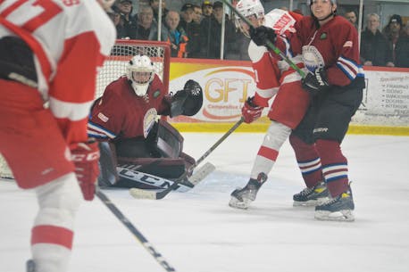 ‘We’ve got one more win to go’: Southern Shore Breakers push Deer Lake to the brink of elimination in Herder trophy final with Game 3 win Friday night