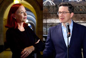 CBC President Catherine Tait and CPC Leader Pierre Poilievre.