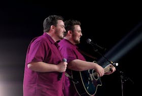 Aaron and Evan Turnbull are shown on stage in Niagara Falls during their inaugural appearance on Canada’s Got Talent. That show aired on March 21, 2023. The duo are set to make a semifinal appearance on May 2. The show airs on CityTV. CREDIT - RSM Sales Marketing