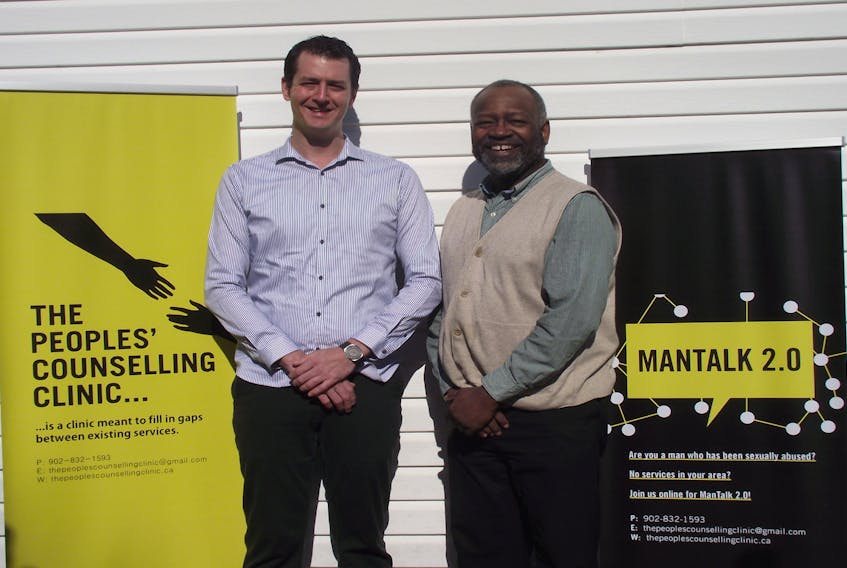 Robert Wright and James Dubé started the Peoples’ Counselling Clinic in 2015 and have made great strides to change the stigma surrounding mental health in Nova Scotia. PHOTO CREDIT: Contributed.