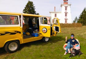 Tanya Howatt was responsible for painting her 1966 Ford Econoline van while her husband, John MacKenzie, fixed it up. The Borden-Carleton couple is excited to be among the many people returning to the Downtown Summerside Classic Car Nights this summer. – Contributed
