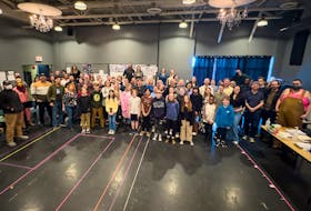 The full cast of Billy Elliot: The Musical. The show has over 90 people bringing it to life, with the majority of the production team being Nova Scotian. PHOTO CREDIT: Stoo Metz