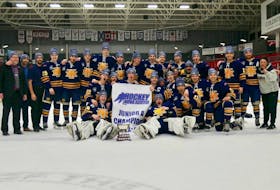 The Yarmouth Mariners are the MHL Eastlink South Division champions and will play for the league championship after their sweep of the division final over the Truro Bearcats. PHOTO COURTESY NICK DOUCET