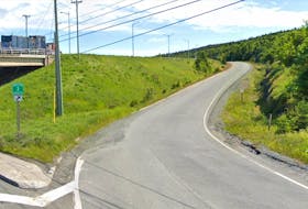 A section of eastbound lanes of Pitts Memorial Drive heading into downtown St. John’s will be closed Thursday, May 11, from 7-9 p.m. Google Streetview