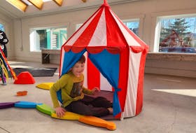 A child plays during the Autism Society of Newfoundland and Labrador's “Try It! Circus Workshop.” Contributed photo.