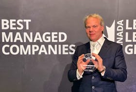 Robin Quinlan accepted the Best Managed Companies award at Toronto last week.