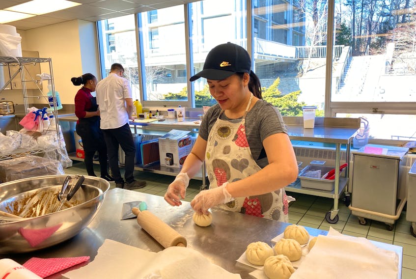 Criselda Ventura recently took part in the SPICE program. Her business, Pinoys Best, specializes in homemade Filipino-style steamed buns. PHOTO CREDIT: Contributed