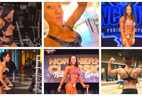 Savannah Silver, a Sydney Mines native who now lives in Fort McMurray, Alta., has been a bodybuilder since 2015. She's in the running in a contest that will put her on the cover of Muscle and Fitness HERS magazine. CONTRIBUTED