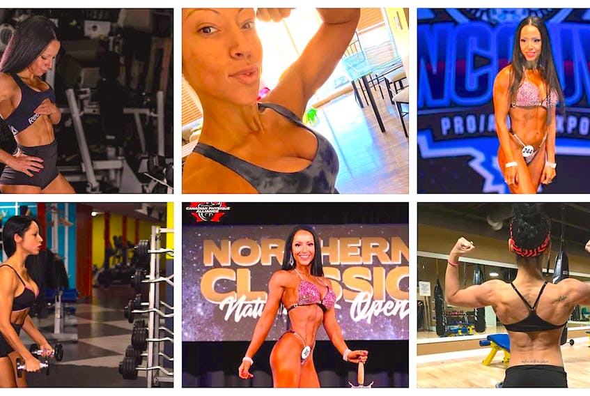 Savannah Silver, a Sydney Mines native who now lives in Fort McMurray, Alta., has been a bodybuilder since 2015. She's in the running in a contest that will put her on the cover of Muscle and Fitness HERS magazine. CONTRIBUTED