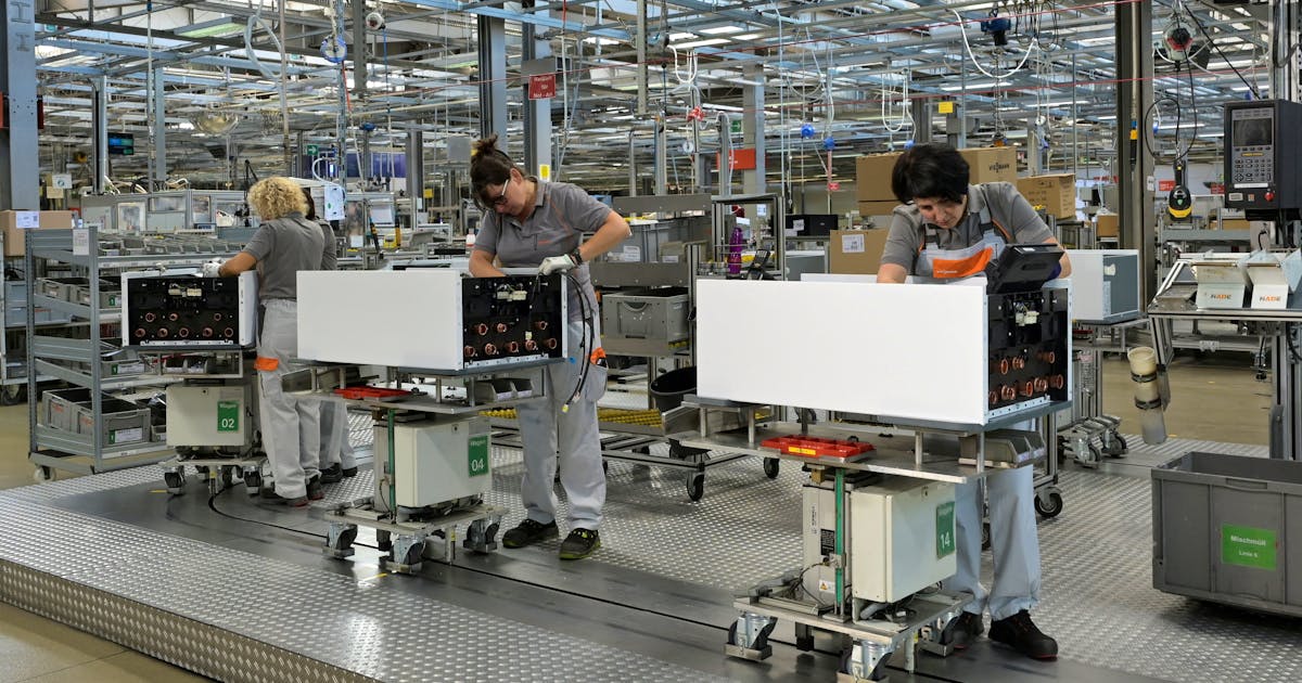 Deutsche Fertigungsaufträge im April, aber Produktionsanstieg – PMI
