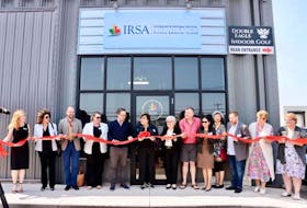 Dignitaries including Senator Brian Francis and Summerside Mayor Dan Kutcher attended the ribbon-cutting ceremony for the new IRSA P.E.I. office located at 30 Greenwood Drive in Summerside. Contributed