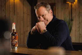 Actor Kiefer Sutherland and two Nova Scotia entrepreneurs are owners of Red Bank whisky, which went on sale here this week.