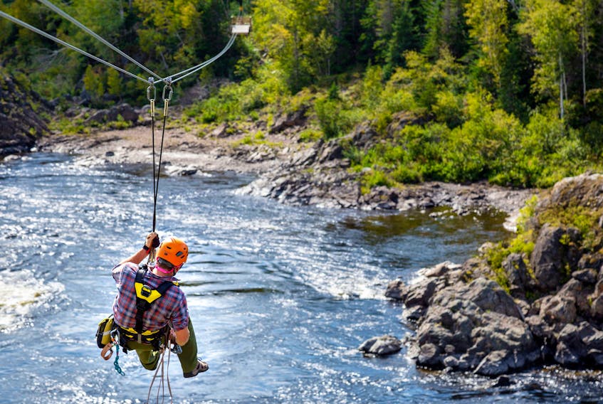 Exploit Extreme Ziplines provides thrilling adventures for people of all ages during any season.  PHOTO CREDIT: Emma Hutchinson Photography
