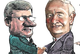 Tease for Michael de Adder's editorial cartoon for May 24, 2023.
