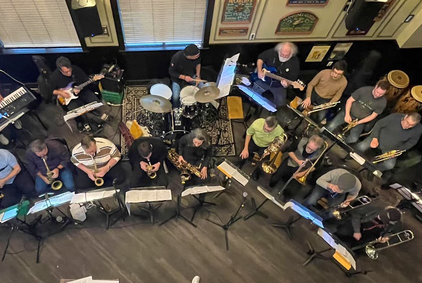 The Back Alley Big Band performing during Sunday Jazz at the Lion's Head Tavern in Halifax last February. Contributed