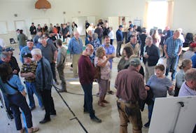More than 100 people packed into Kensington’s Murray Christian Centre on May 24 to find out more about SustainAgro’s proposed sustainable diesel production facility it wants to build in the community. Colin MacLean