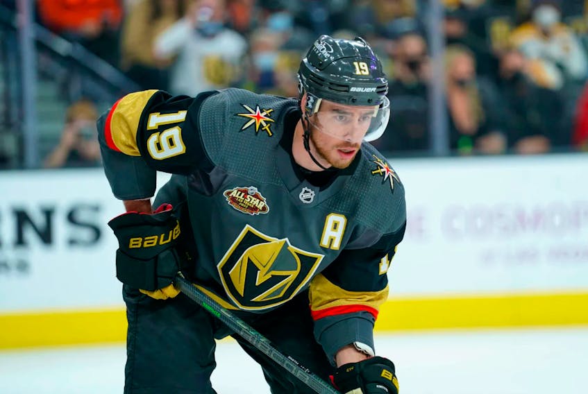 Reilly Smith of the Vegas Golden Knights is a nominee for the NHL's King Clancy Memorial Trophy. The 32-year-old has family connections to Cape Breton. CONTRIBUTED/Lucas Peltier, USA TODAY.
