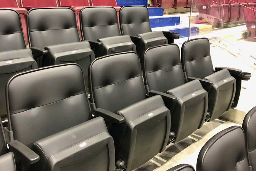 The new, wider seats at Rogers Arena are likely to draw plenty attention.