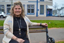 Faye Williams Wood of Chelton, P.E.I., suffered physical and mental abuse at the hands of a former partner. She is now telling her story. Dave Stewart • The Guardian