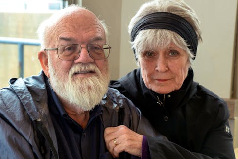 Werner and Carole Peters at Tim Horton’s on Kenmount Road on Friday, May 26. -Keith Gosse/SaltWire
