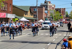 Crowds filled the sidewalks as the grand street parade came through downtown Kentville on May 24 as part of the Annapolis Valley Apple Blossom Festival.