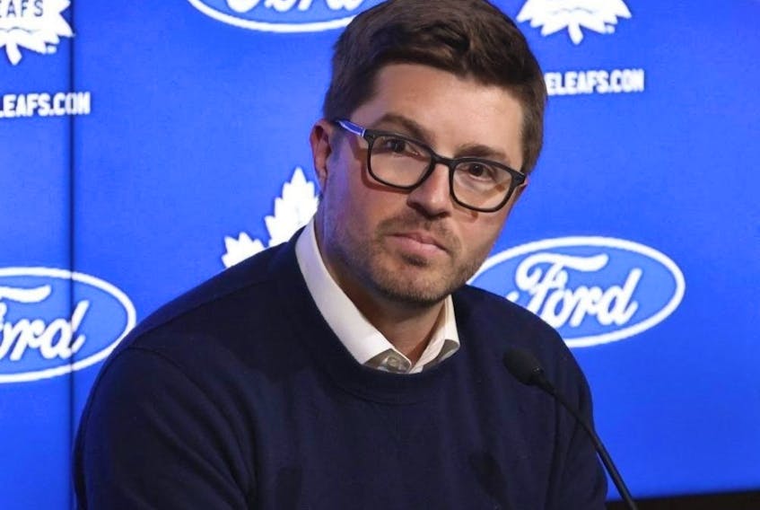 Former Toronto Maple Leafs general manager Kyle Dubas.

