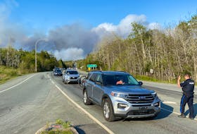 B roll from wildfire in Upper Tantallon Sunday May 28, 2023
