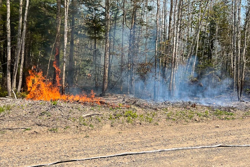 Little did Hantsport firefighters know but this call for help on May 28 along Bishopville Road would be the first of many.