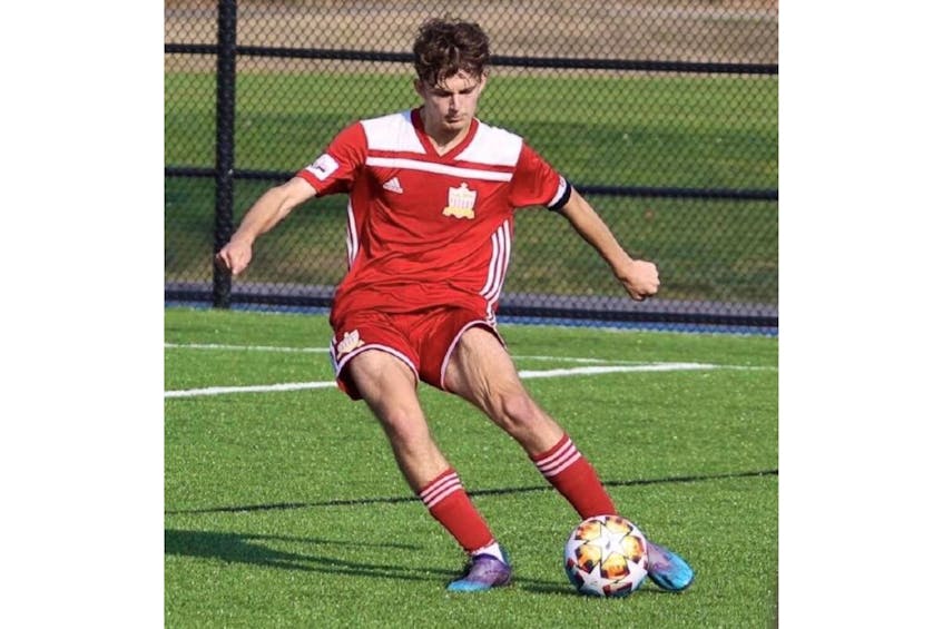 Kale Hunter of Indian River has signed a letter of intent to play for the UNB men’s soccer team for the 2023 Atlantic University Sport (AUS) campaign. - Photo Courtesy of Kale Hunter