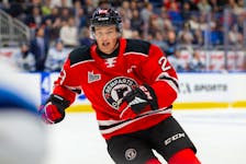 Hammonds Plains native Davis Cooper will play in the Memorial Cup final with the Quebec Remparts on Sunday but is worried about the wildfires in his hometown. - Jonathan Roy/Quebec Remparts