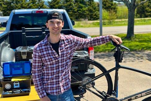 Matt Jelley recently launched his door-to-door bike repair service in Charlottetown. The business idea won him a total of $18,000 in funding at the UPEI Panther Pitch competition.