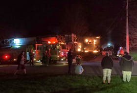 Six people were taken to hospital for treatment of smoke inhalation after a house fire in Kentville early Saturday morning, May 6.