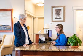 At Parkland, residents are greeted by a friendly concierge excited to help them with all their needs. PHOTO CREDIT: Contributed.
