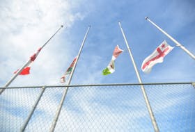 Flags blow in the wind at UPEI. In December 2021, lawyers at Rubin Thomlinson were retained to conduct an independent, external third-party review of the university’s workplace policies and practices with respect to harassment and discrimination. Guardian file