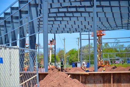 PHOTO: New Simmons Sport Centre in Charlottetown taking shape