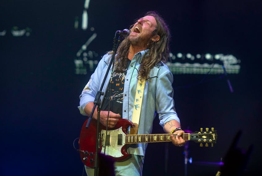 Matt Mays belts out Take it on Faith during one of the last songs at the Wildfire Recovery Concert at the Scotiabank Centre on Friday, June 10, 2023. The concert featured several headliners including the Joel Plaskett Emergency, Neon Dreams, Jenn Grant, and Classified.
Ryan Taplin - The Chronicle Herald
