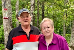 Paul and Donna Locke, 74, are left to pick up the pieces after fire destroyed their home in Clyde River, Shelburne County.