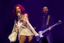 FOR TAPLIN REVIEW:
Shania Twain performs during her Queen of Me tour show in Halifax Monday June 12, 2023.

TIM KROCHAK PHOTO