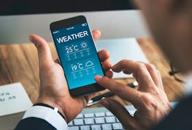 You no longer have to wait for the newspaper or supper-hour news for a weather forecast — it's available anytime on your phone, tablet or computer. -123 RF