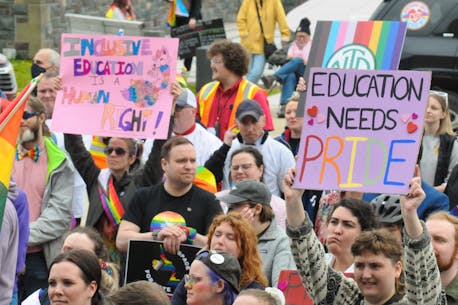 'A rally of hope': N.L. 2SLGBTQIA+ community feeling the love as people from all walks of life rally around them — but there's still a long way to go