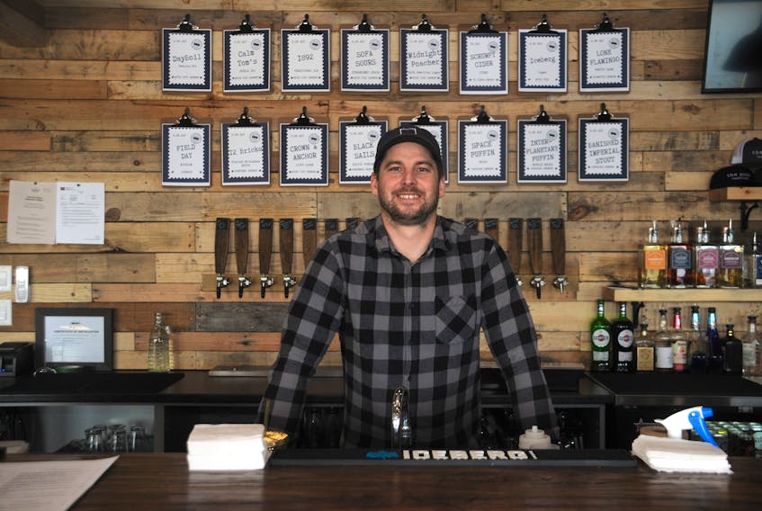 Preston McGrath, pictured, and Cory Byrne met working offshore and have joined forces to open The Post Taphouse, a new bar and restaurant located in a former post office in Torbay. — Andrew Robinson/The Telegram
