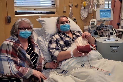 In 2021, Charles Jesso (right) was diagnosed with non-Hodgkin's lymphoma. After undergoing CAR-T therapy, he says he has a second chance at life. PHOTO CREDIT: Contributed