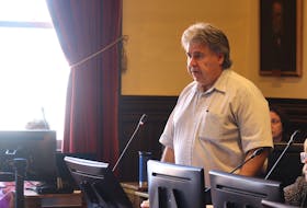 Coun. Mitchell Tweel said at the June 12 regular Charlottetown council meeting his constituents want the Community Outreach Centre moved. - Logan MacLean • The Guardian