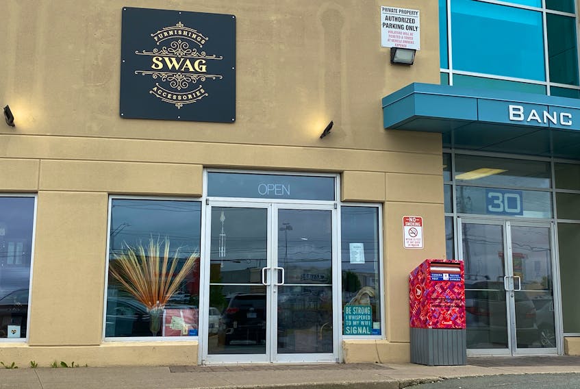 For retales: exterior photo of SWAG, at Sackville Crossing June 19, 2023