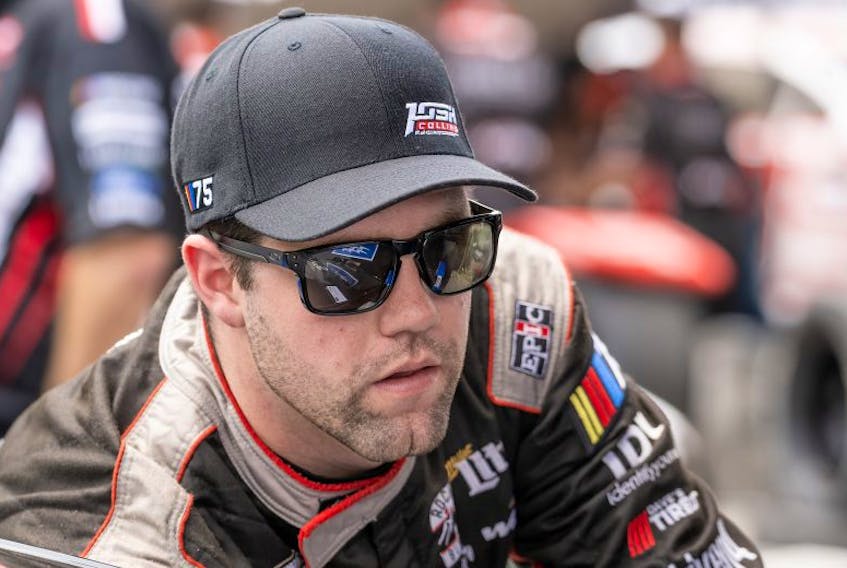 Torbay’s Brandon McFarlane is running his third NASCAR Pinty’s Series race this weekend at the Eastbound International Speedway in Avondale. He is one of five local drivers in the field for the second running of the Proline 250. Matthew Murnaghan/NASCAR