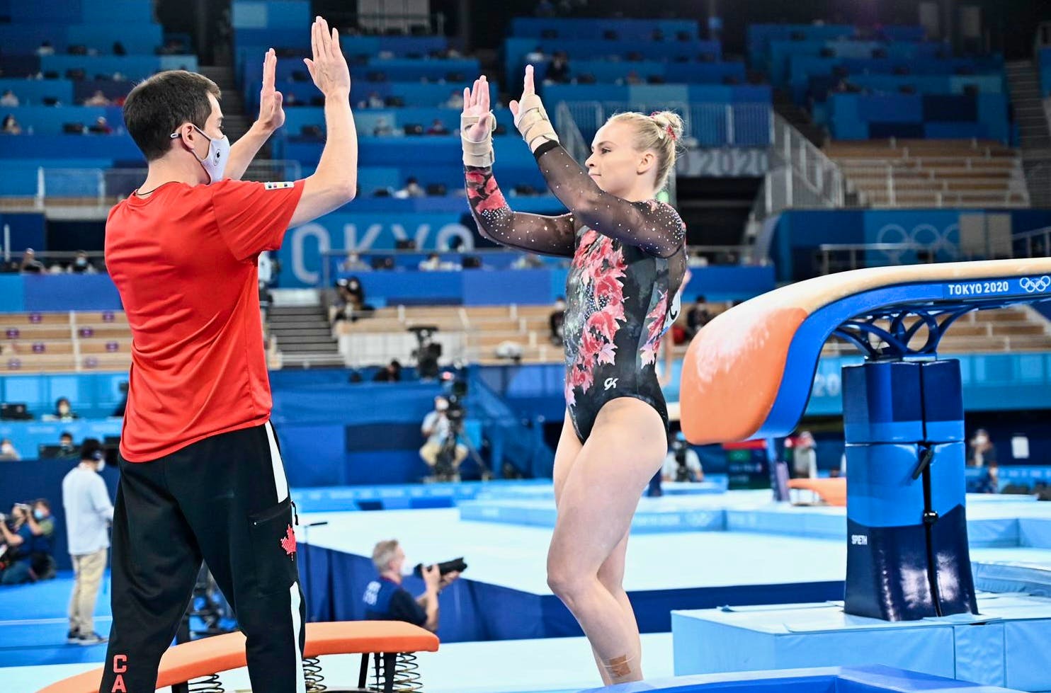 Team Canada wins historic bronze medal at Artistic Gymnastics