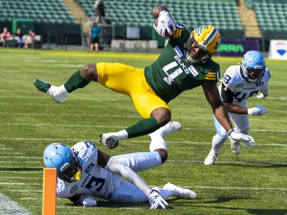 Kelly rushes for 3 TDs as defending champion Argonauts beat Tiger-Cats in  season opener