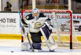 Former Charlottetown Islanders goaltender Jakob Robillard will join the UPEI men’s hockey Panthers for the 2023–24 season. Contributed