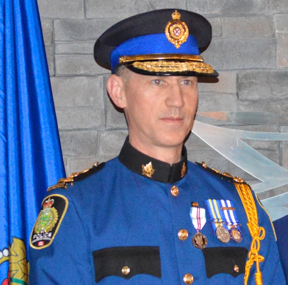 Cape Breton Regional Police Chief Robert Walsh was among 12 police recipients of a Queen Elizabeth II Platinum Jubilee Medal Thursday night at the Joan Harriss Cruise Pavilion's Royal Cape Breton Room. IAN NATHANSON/CAPE BRETON POST