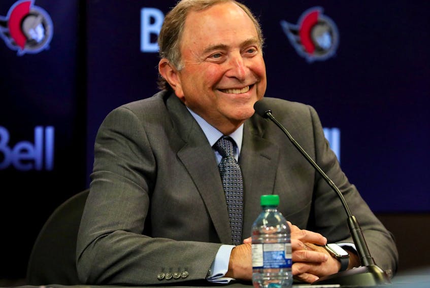 National Hockey League Commissioner Gary Bettman says the sale of the Senators will take more time. 
 Assignment 138886
Photo by Jean Levac/Ottawa Citizen